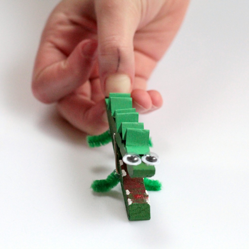 If you're studying the letter A, don't miss out on making this super-fun clothespin alligator craft. Make this activity as a part of your Letter A Crafts.