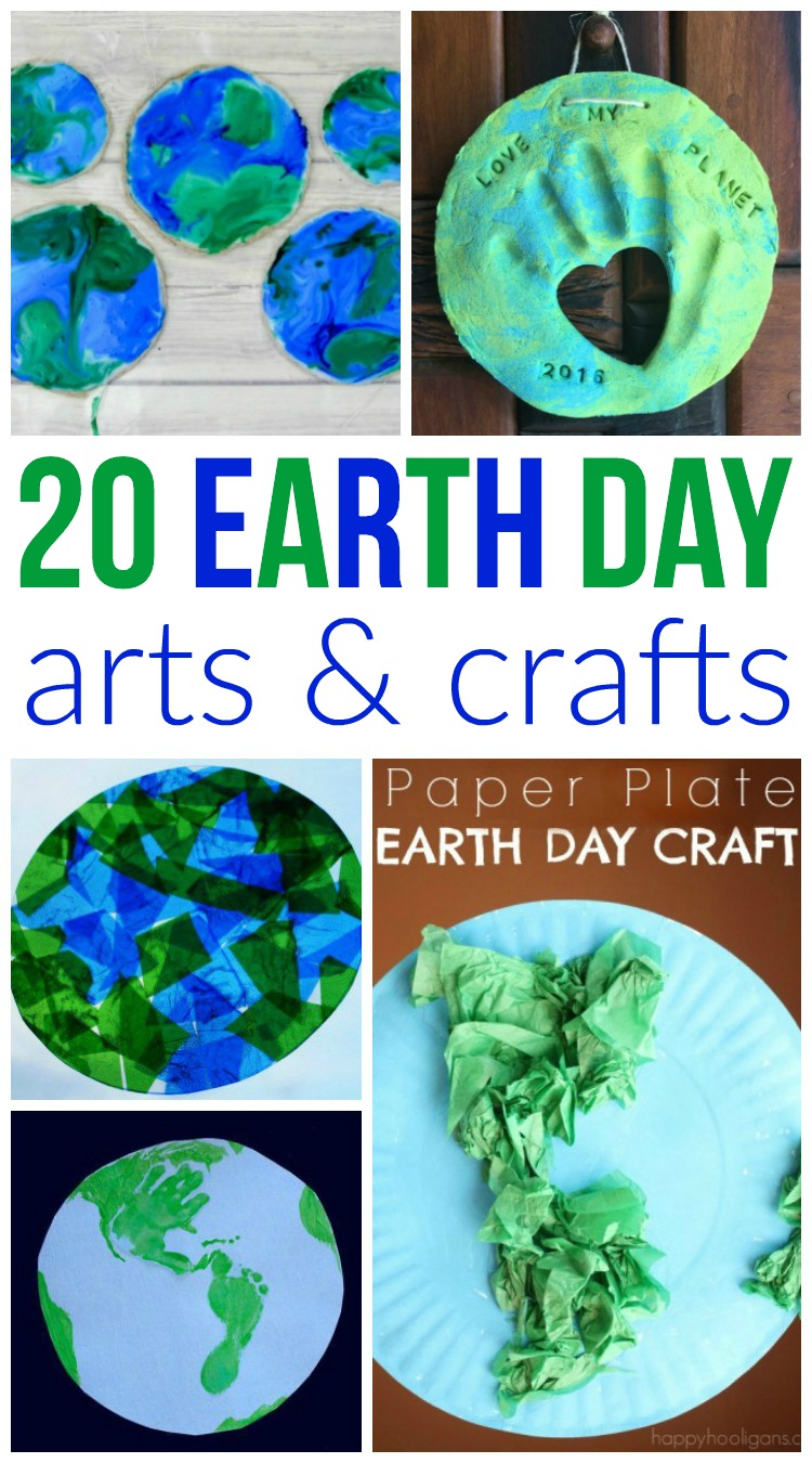 Tissue Paper Earth Day Craft For Preschoolers - Happy Hooligans