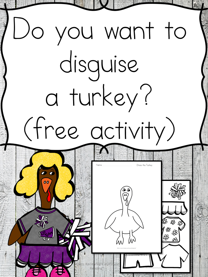Turkey In Disguise Printable