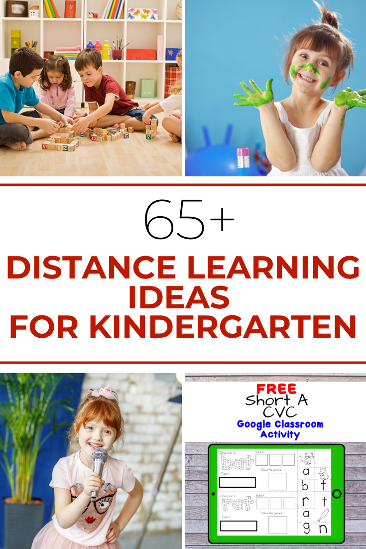 Distance Learning Ideas for Kindergarten