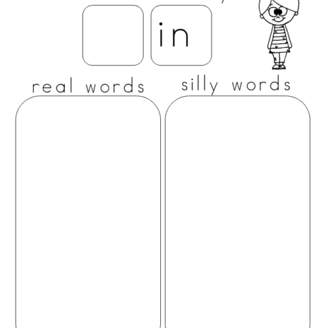 Fun word family worksheets to celebrate a Dr. Seuss birthday party