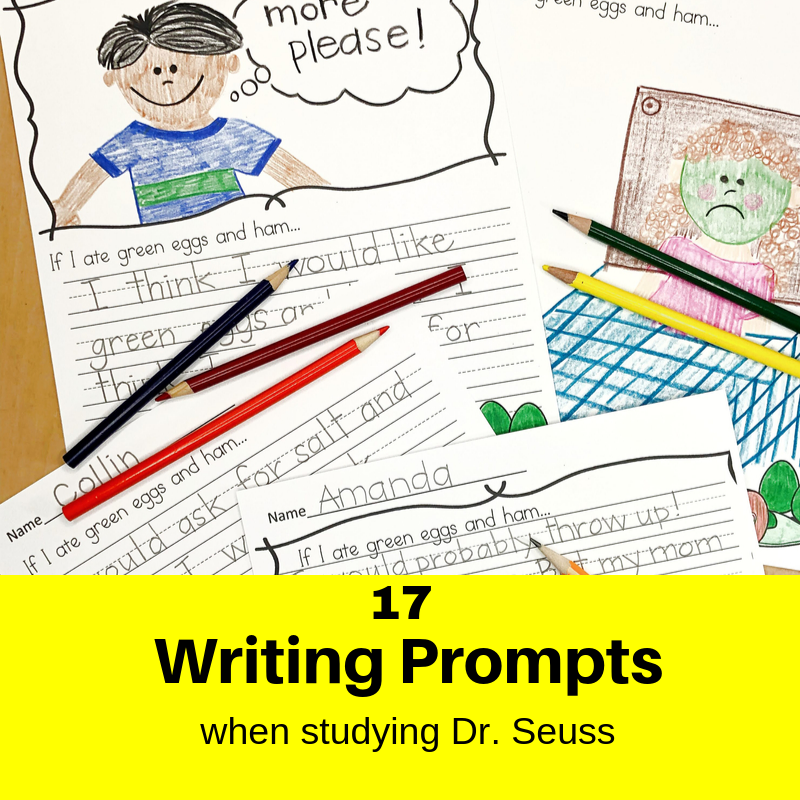 Dr. Seuss writing prompts