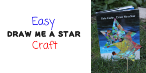 Easy Draw me a Star Craft to go along with the Eric Carle Book, Draw me a Star.