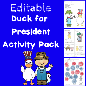 Editable Duck for President Pack