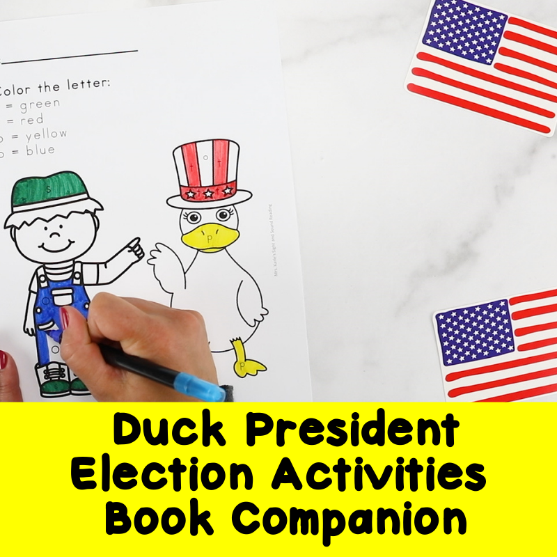 Duck President Election Activities Book Companion