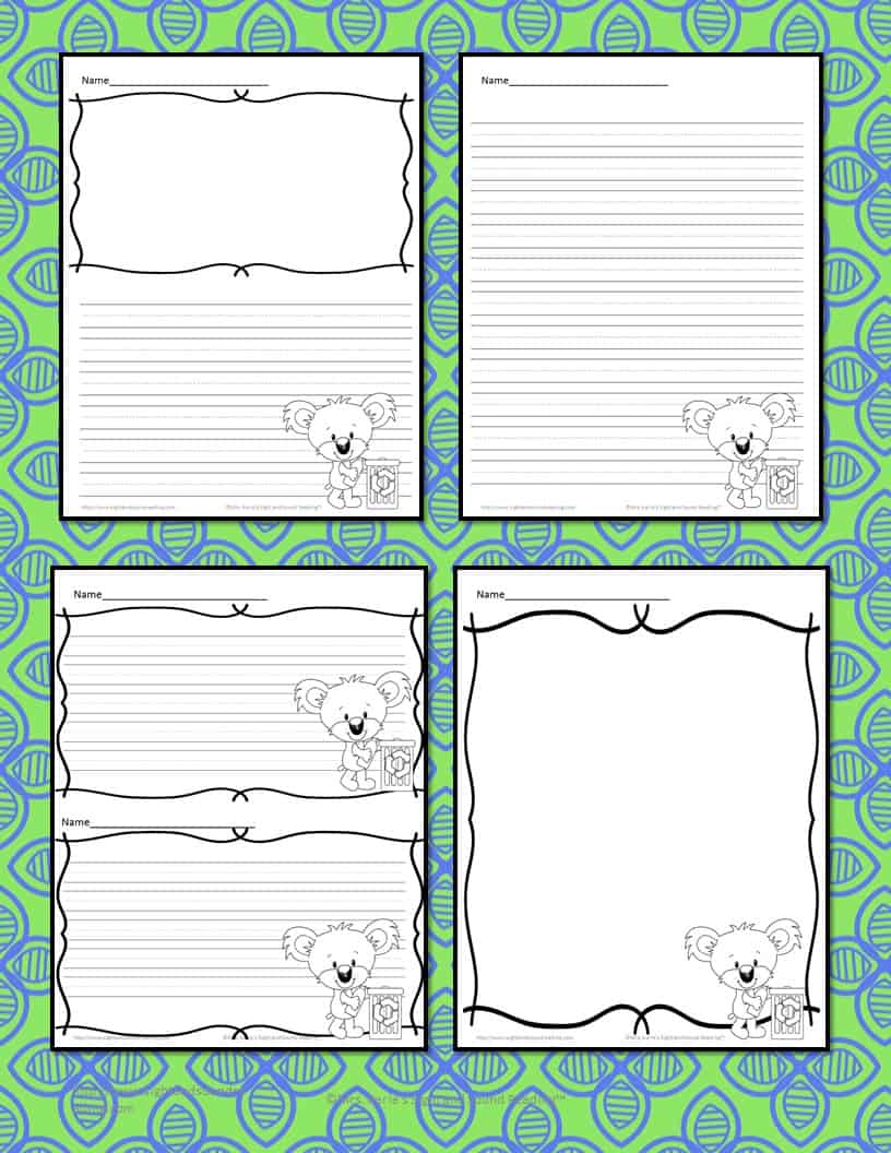 Earth Day Writing Paper