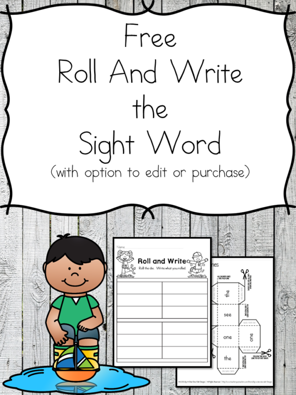 Free Printable Fall Roll And Write Homeschool Giveaways