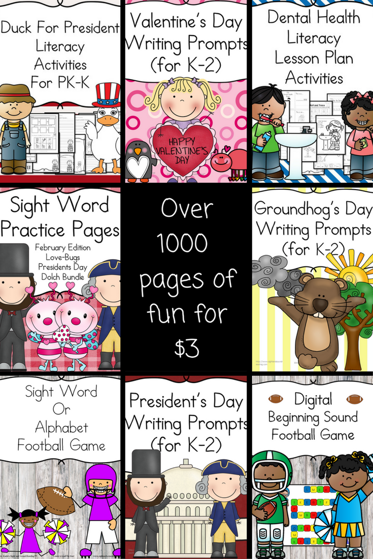 February Literacy Bundle -$3 option