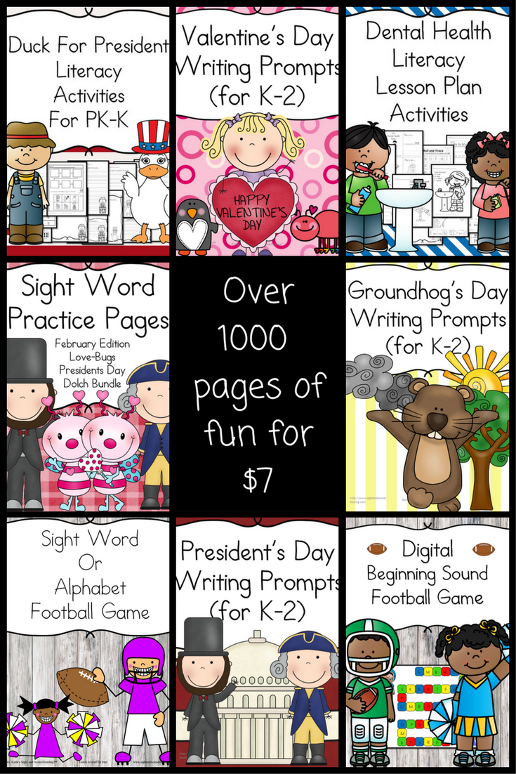 Save time and money with the February Literacy bundle!