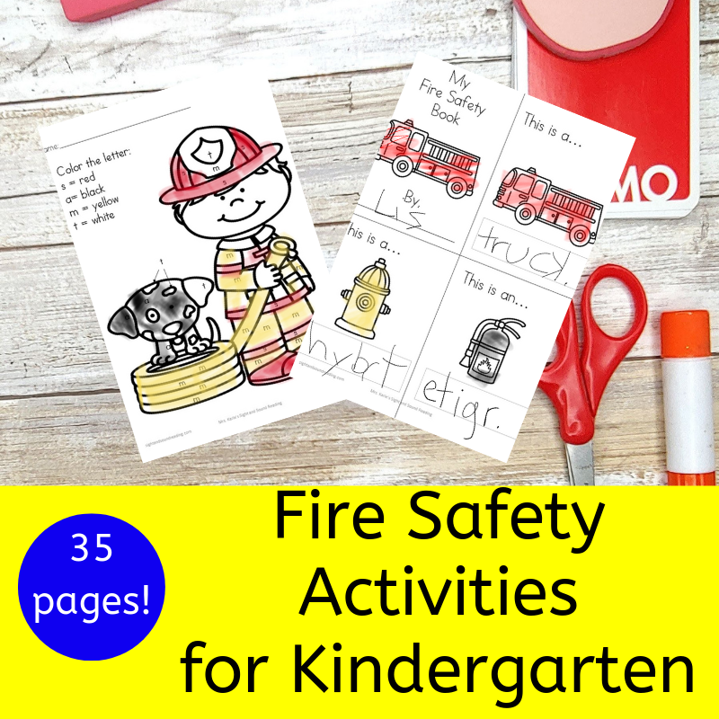 Fire Safety Activities for Kindergarten