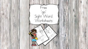 Sight Word Worksheets