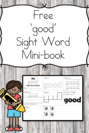 Good Sight Word Worksheets -for preschool, kindergarten, or first grade - Build sight word fluency with these interactive sight word worksheets