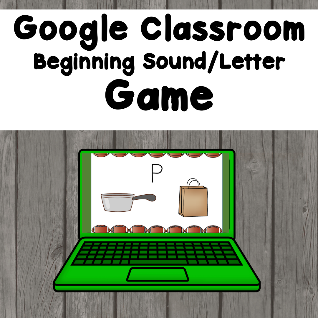 Beginning Sound Distance Learning game