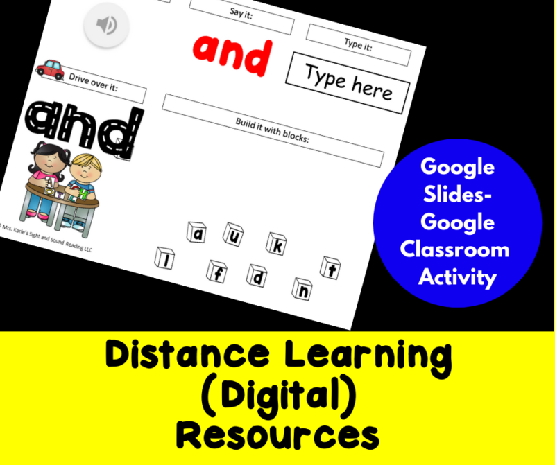 Digital Sight Words :  Activities for Google Classroom (PrePrimer-Level 3)