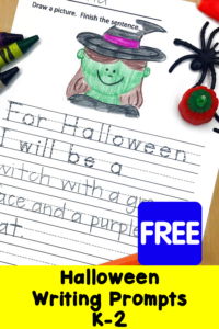 Halloween Writing Prompts for Kindergarten