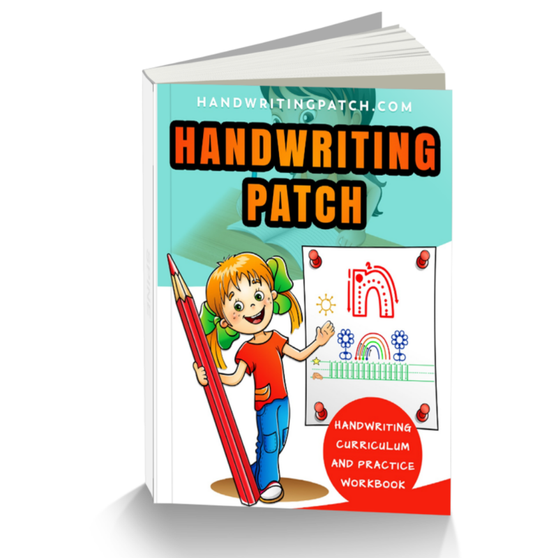 Handwriting Patch: Handwriting Curriculum and Practice Workbook: Students learn handwriting while learning to draw – Handwriting Practice for Kids: Exercises for Kindergarten/Preschool