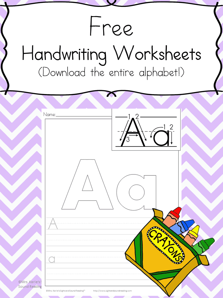 Printable Print Handwriting Worksheets