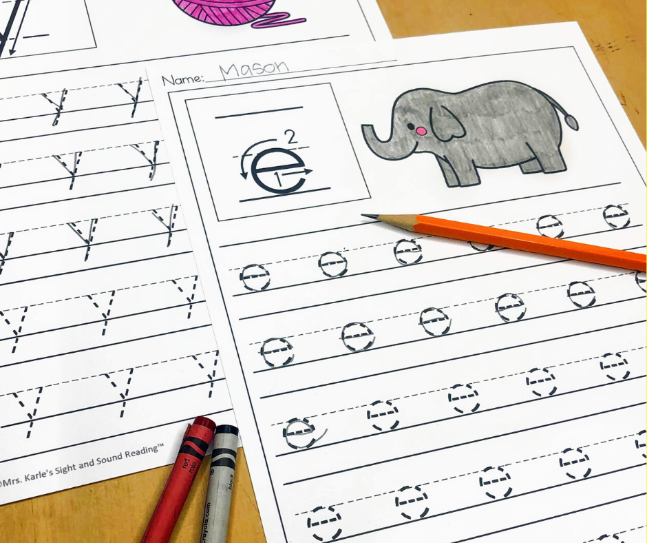Free Handwriting Practice Worksheets