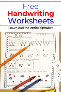 Handwriting Printable Worksheets