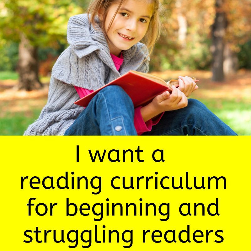 Want to find a reading curriculum