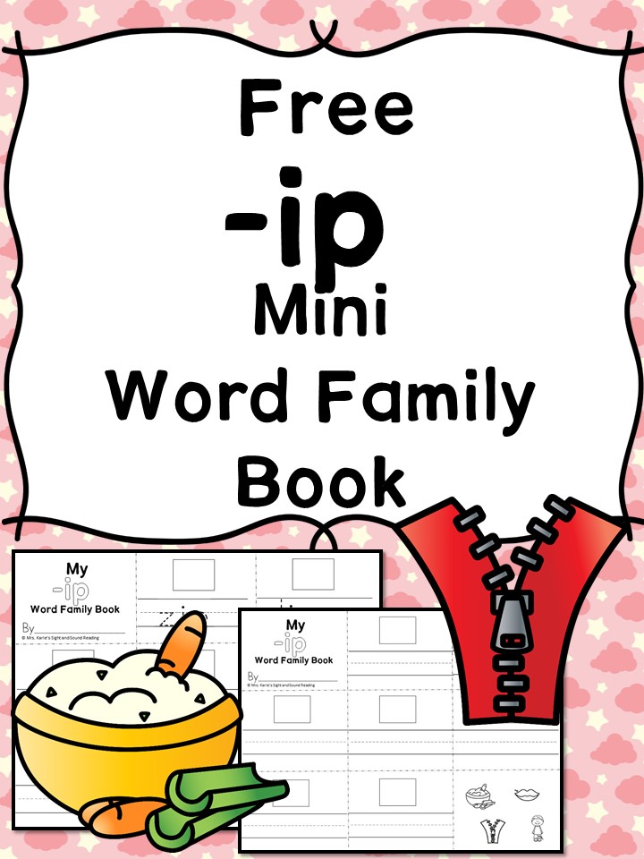 Teach the ip word family using these ip cvc word family worksheets. Students make a mini-book with different words that end in 'ip'. Cut/Paste/Tracing Fun