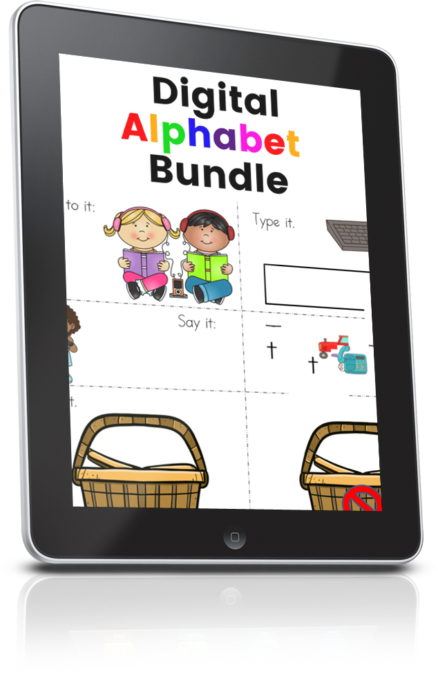 A-Z Letter Activities Bundle: Google Classroom Edition  (Digital Activities)