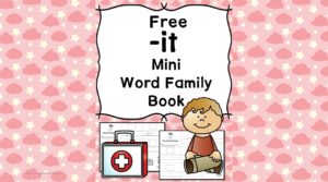 Teach the it word family using these it cvc word family worksheets. Students make a mini-book with different words that end in 'it'. Cut/Paste/Tracing Fun