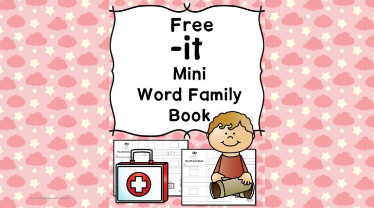 IT CVC Word Family Worksheets