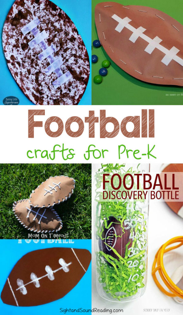 Are you ready for some football? Here are some fun, free and easy Kindergarten Football Crafts to help make learning fun using a football theme.
