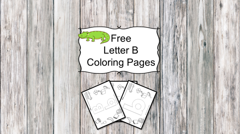 3 Letter B Coloring Pages – Easy Download!
