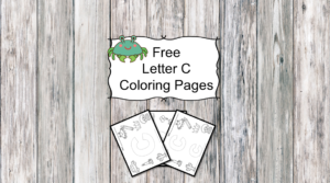 Letter C Coloring Pages -Free letter Coloring Pages for Preschool or Kindergarten