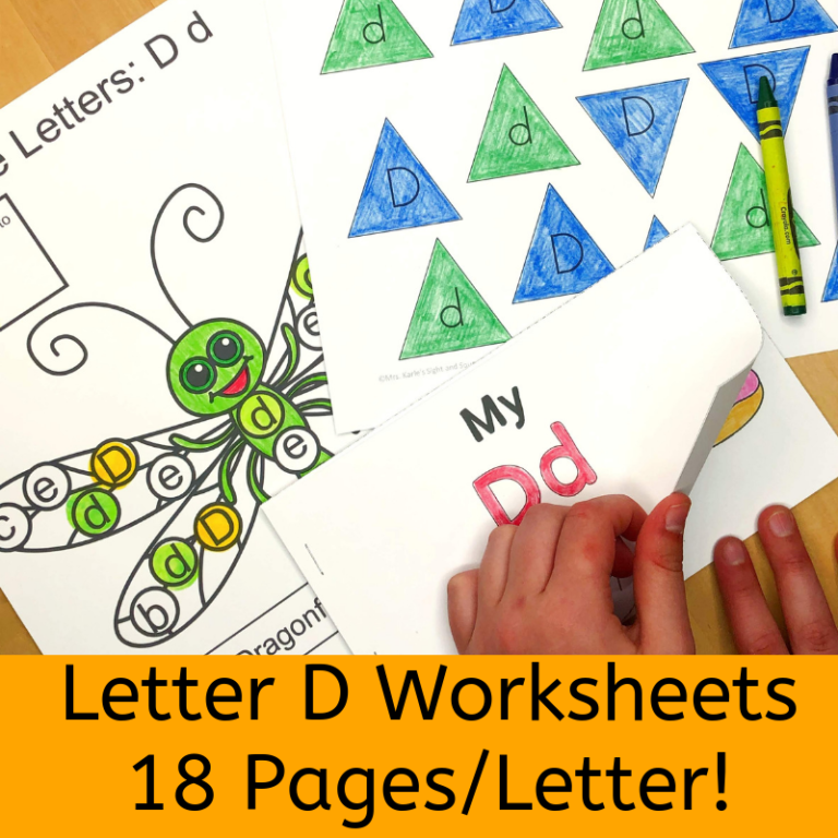 18 free letter d beginning sound worksheets with easy download