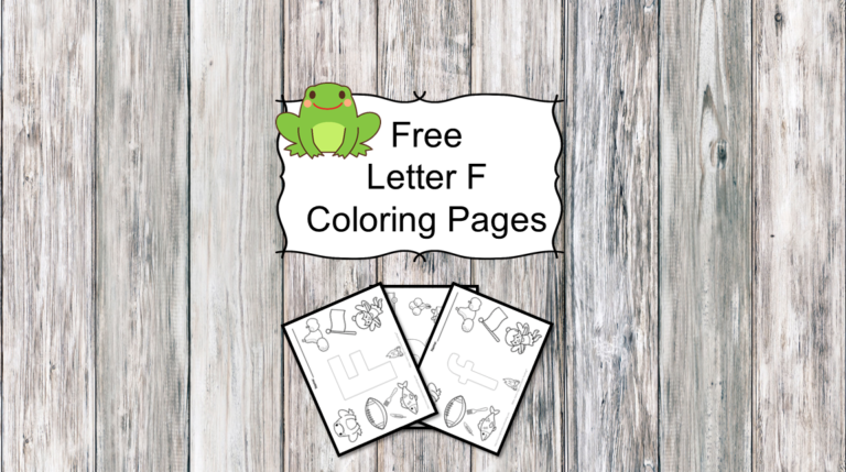 3 Letter F Coloring Pages – Easy Download!