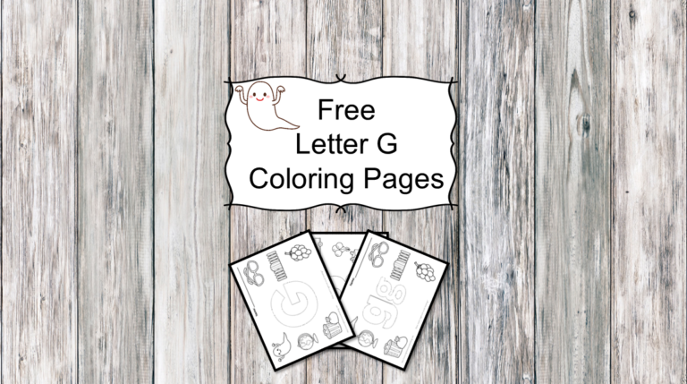 3 Letter G Coloring Pages – Easy Download!