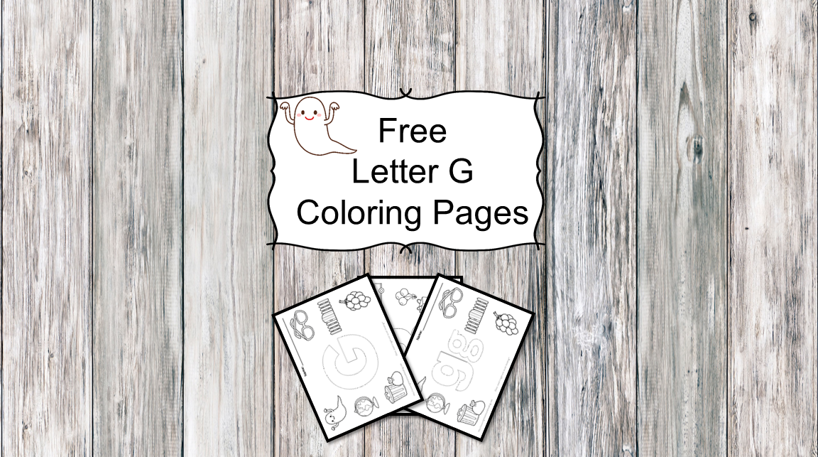 Letter G Coloring Pages -Free letter Coloring Pages for Preschool or Kindergarten