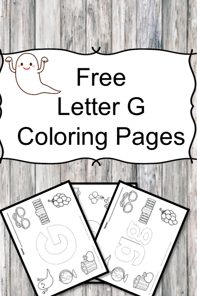 Letter G Coloring Pages -Free letter Coloring Pages for Preschool or Kindergarten