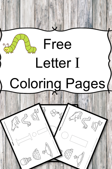 Letter I Coloring Pages -Free letter Coloring Pages for Preschool or Kindergarten