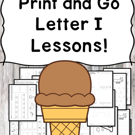 This file includes everything you need to teach the letter I Lesson: the book list recommendation, worksheets, mini books, and activities.
