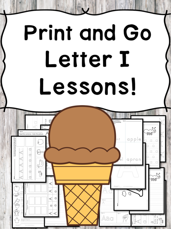 Letter I Lesson Everything you need to teach the letter I