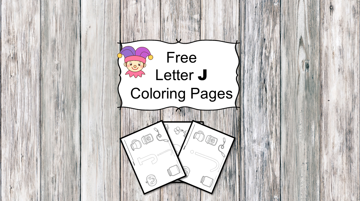 Letter J Coloring Pages -Free letter Coloring Pages for Preschool or Kindergarten