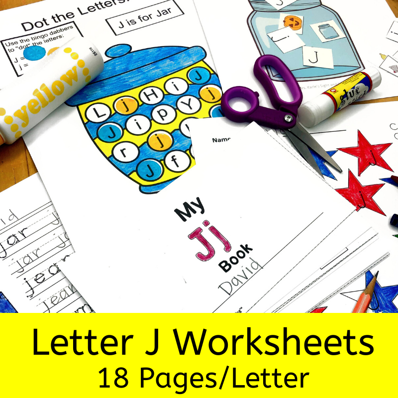 Beginning Sounds Letter J Worksheets – Free and Fun