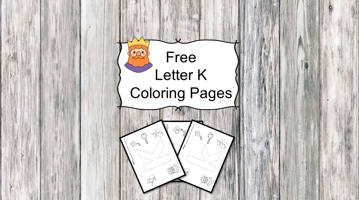 Letter K Coloring Pages -Free letter Coloring Pages for Preschool or Kindergarten