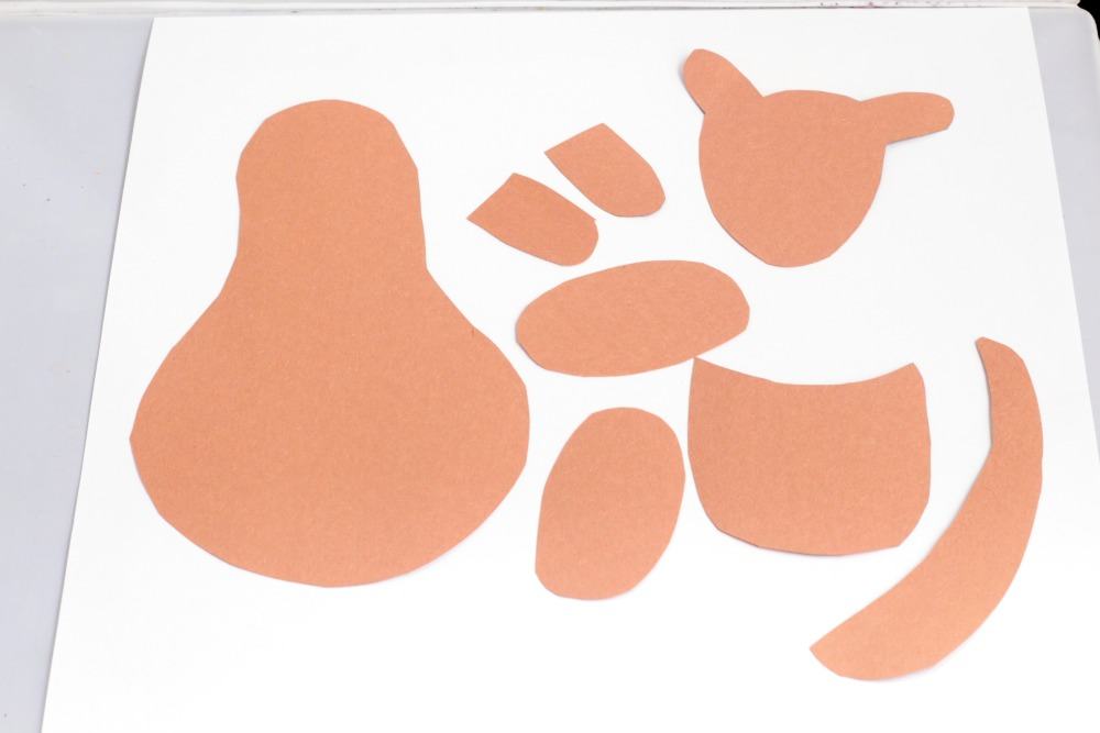 Letter K Craft Kangaroo Paper Craft