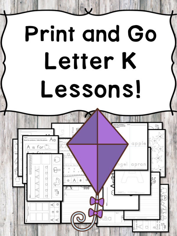 Letter K Lessons Everything you need to teach the letter K