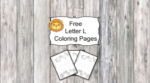 Letter L Coloring Pages -Free letter Coloring Pages for Preschool or Kindergarten