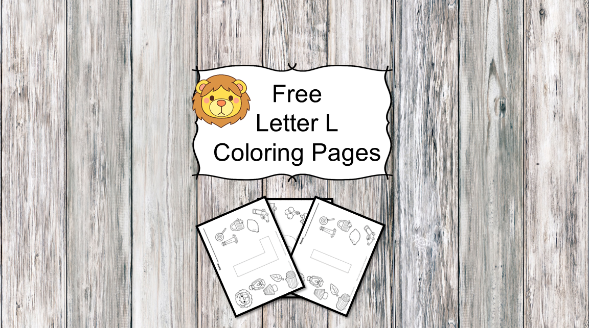 Letter L Coloring Pages -Free letter Coloring Pages for Preschool or Kindergarten