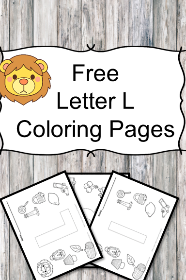 Letter L Coloring Pages -Free letter Coloring Pages for Preschool or Kindergarten