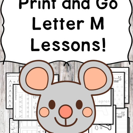 Letter M Lessons: Print and Go Letter of the Week fun!