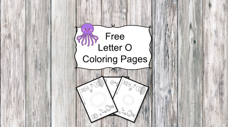 3 Letter O Coloring Pages -Easy Download!