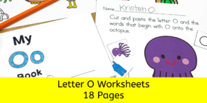 Letter O Worksheets